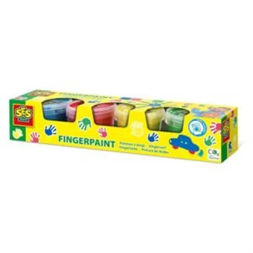SES Fingerfarbe Basic 4x110 ml