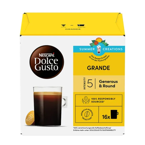 NESCAFÉ Dolce Gusto Grande 1er Pack (1 x 16 Kapseln) Kaffeekapseln
