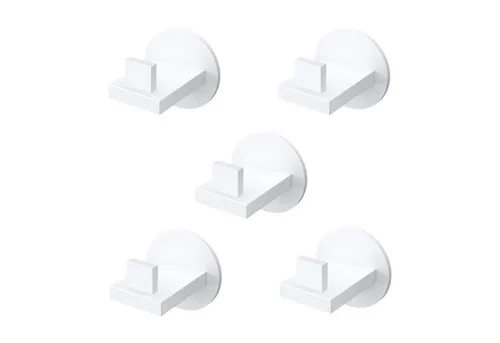 doporro Garderobenhaken Kleiderhaken Wandgarderobe Wandhaken aus Edelstahl 1/3/4/5/6 Stalo08 (5 St), Hochwertiger Edelstahl, ohne Bohren