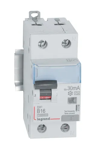 Legrand 411288 Dx3 Fils B16a 1p+n 10ka 30ma A