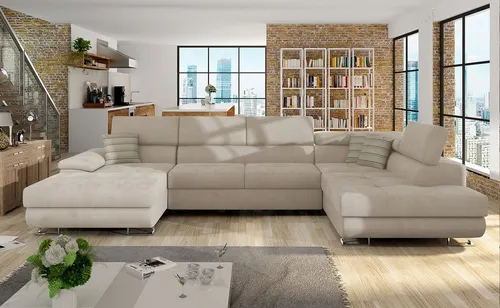 MIRJAN24 Wohnlandschaft Cotere Bis mit Schlaffunktion von Mirjan24