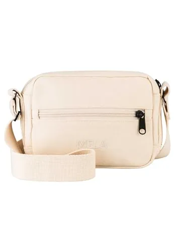 Mela - kleine Umhängetasche PATNI | Nachhaltige Handtasche aus Fairtrade Cotton - Mela kleine Umhängetasche PATNI in Ecru, aus hochwertigem Fairtrade Cotton. Ideal für umweltbewusste Fashionistas, die Stil und Nachhaltigkeit schätzen. Größe: 1.8 Liter.