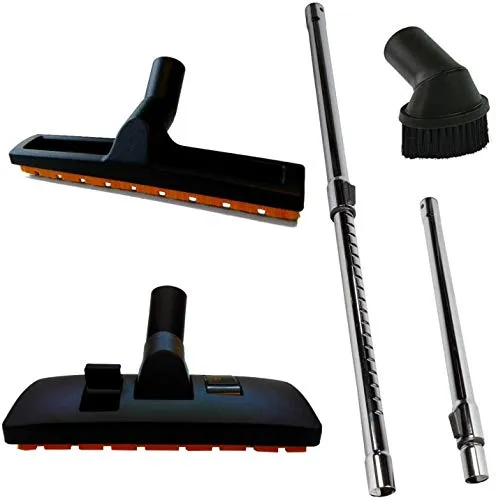 Maxorado 35mm Staubsaugerrohr Set - Ersatzteile für Lidl Parkside Nass- Trockensauger mit vielseitiger Kombidüse, ideal für alle Untergründe, inklusive Parkettdüse und Möbelpinsel für müheloses Abstauben.
