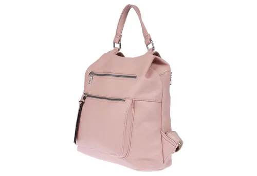 Christian Wippermann Businesstasche Damen Rucksack Bodybag Umhängetasche Leder Optik Tasche (1-tlg), Rucksack