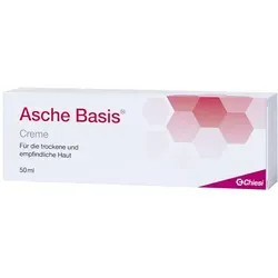 Asche Basis Creme 50 ML - Arzneimittel für trockene, empfindliche Haut, schützt vor Hautreizungen und sorgt für optimale Feuchtigkeitsversorgung ohne nachzufetten.