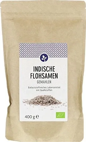 INDISCHE Flohsamen gemahlen Bio 400 g