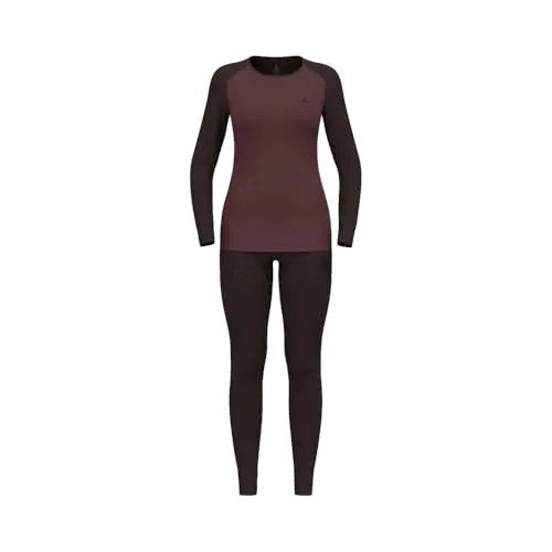 Odlo Women's Active Warm ECO Base Layer Set - Komfort für kalte Tage - Funktionsunterwäsche aus recyceltem Material, bietet hervorragende Wärme und Feuchtigkeitsmanagement für aktive Damen.