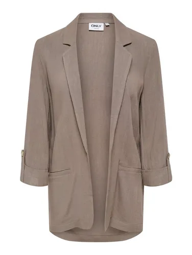 ONLY Female Blazer ONLSIESTA - Stylischer, lockerer Blazer aus 80% Viskose und 20% Leinen. Ideal für entspannte Outfits und einen modernen Look.