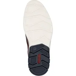 Rieker Herren Slipper 14450 aus Leder, Größe: 42 EU, Farbe: Braun - Slipper & Loafer mit weicher Lederdecksohle und ANTISTRESS-Technologie für höchsten Tragekomfort. Ideal für Büro und Freizeit, einfaches Anziehen dank elastischem Gummizug.