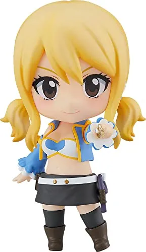 MAX Factory Nendoroid Lucy Heartfilia - Fairy Tail Final Season - Menschen-Spielfiguren, detailreiche und vollbewegliche Actionfigur mit Zubehör, perfekt für Sammler und Fans von Fairy Tail.