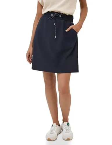 Leichter Rock - Röcke für Damen, knielang mit elastischem Bund und Tunnelzug für optimalen Tragekomfort und praktische seitliche Taschen.