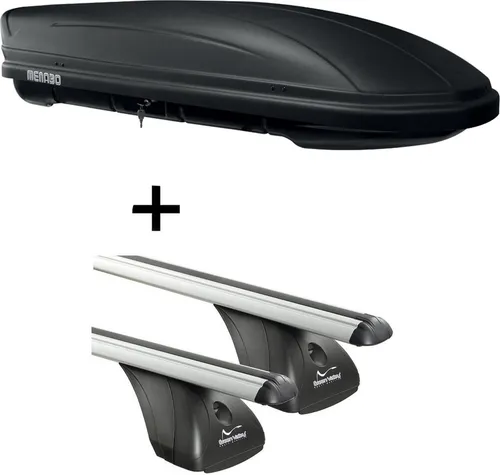 Dachbox MAA400L matt + Dachträger VDP für BMW Serie 4 Coupé