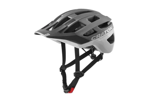 Cratoni Unisex Allrace Helm Schwarz/Neonorange Mat L - Fahrradhelm mit 3-facher Höhenverstellung, höchster Schlagfestigkeit und unbeschreiblich leichtem Gewicht – ideal für sicheres Fahren.