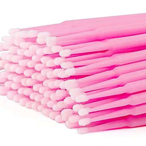 Stück Microbürstchen,Microbrush,Einweg Microbürsten Wimpernbuerste für Wimpernverlängerung,Einweg Microbürsten Wimpernverlängerung,Wimpernlifting Zubehör,Wimpernverlängerung Zubehör 100