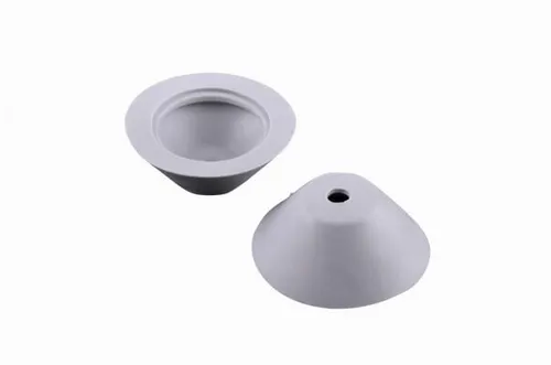 Regenabweishütchen ? 3,5cm, grau, 10er-Pack von Outdoor