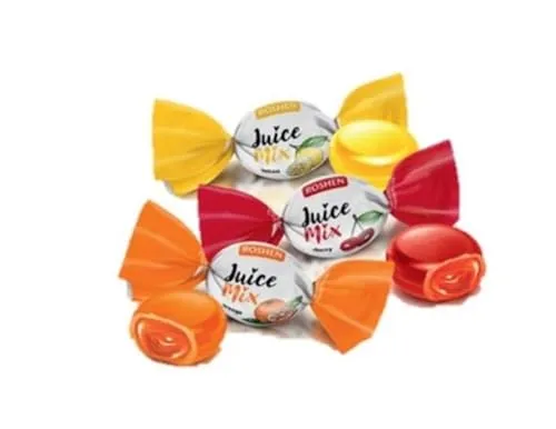 ROSHEN Saftmischung Süßigkeiten mit Fruchtfüllung, 1 kg