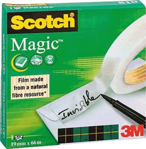 Scotch Magic Tape - 1 Rolle, 19 mm x 66 m