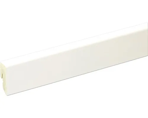 Sockelleiste Weiss RAL9016 lackiert SU047L 16x40x2500 mm