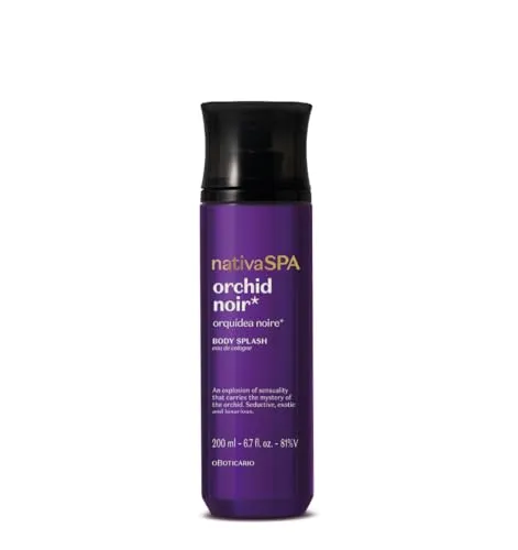 O Boticário Nativa Spa Orchid Noire Body Spray Zerstäuber mit Duft, für Körper, Sinnlichkeitsexplosion, 200 ml