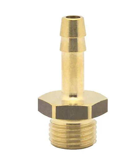 Elmag 42350 Druckluft-Schlauchtülle | mit Außengewinde 44200 Zoll | für 6mm Schlauch,