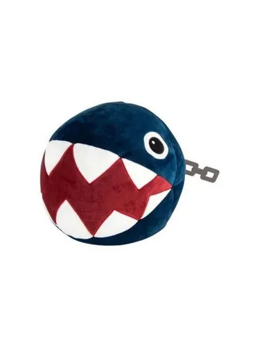 Club Mocchi Mocchi Super Mario Kette Chomp Mega 38,1 cm Plüsch - Stofftier & Teddybär: Mega 38,1 cm großer Kette Chomp Plüsch von Nintendo, ideal für Sammler und Mario-Fans!