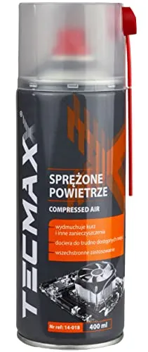 TECMAXX Compressed Air Druckluftspray mit Sprühverlängerung 400ml