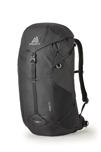 Gregory Arrio 30 Wanderrucksack - Geräumiger 30 l Wanderrucksack in Grau/Schwarz mit hohem Tragekomfort, Regenhülle und kompatibel mit Trinksystem - ideal für Wanderungen und Reisen.