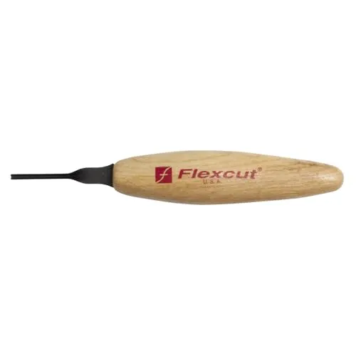 FLEXCUT MT27 Feste Klinge, Jagdmesser, Outdoor, Camping, Küche, Sonstige, Micro Deep U-Gouge