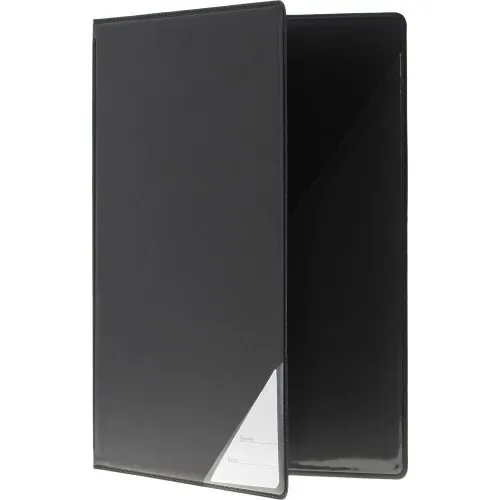 STAR 662-1-S Notenmappe (Chormappe) A4 hoch 1cm Rücken schwarz | Neu