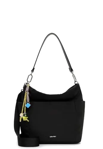SURI FREY Beutel SFY Sissy 17253 Damen Handtaschen - Stylische Handtasche aus hochwertiger Feinsynthetik, vielseitig tragbar als Schulter- oder Umhängetasche. Mit praktischem Reißverschluss und mehreren Innenfächern für optimale Organisation.