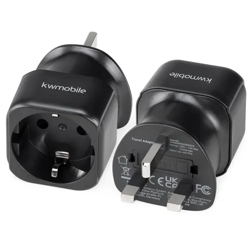 Reiseadapter UK - Stromadapter für England - Schuko Stecker - Steckdosenadapter