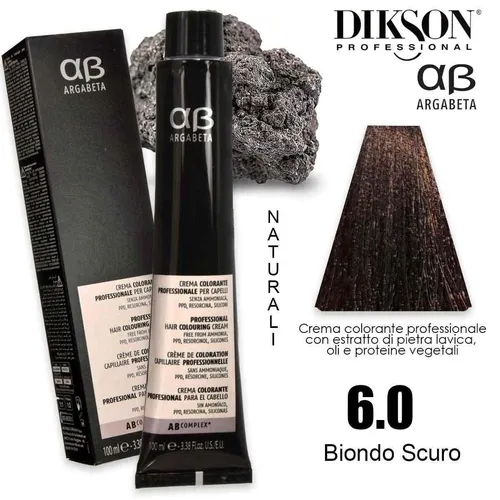 Tönung für Haare 6.0 Blond Dunkelbraun Natürliche Elegant Dikson Argabeta Color