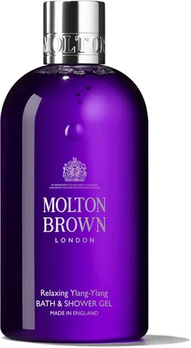 MOLTON BROWN Relaxing Ylang-Ylang Bath & Shower Gel 300 ml - Luxuriöses Bade- und Duschgel für ein entspannendes Erlebnis mit betörenden Ylang-Ylang-Noten. Ideal für eine Auszeit vom Alltag.