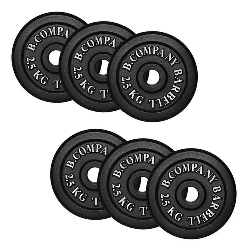 Bad Company Hantelscheiben 6 x 2,5Kg von Bad Company