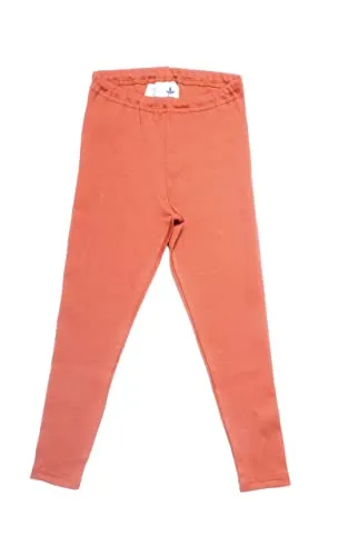 Leela Cotton Baby Kinder Leggings Bio-Baumwolle Leggingslang Mädchen Jungen 2051 Gr: 74 bis 128 (98/104, Tabasco)