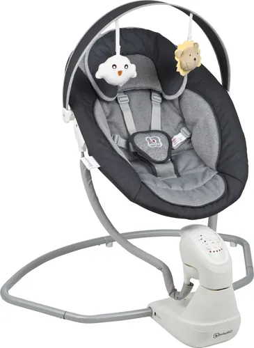 Elektrische Babywippe BabyGo Cuddly - Wippen & Schaukeln, elektrisch betrieben für sanftes Schaukeln und entspannende Musik, ideal für die Ruhezeiten Ihres Babys.