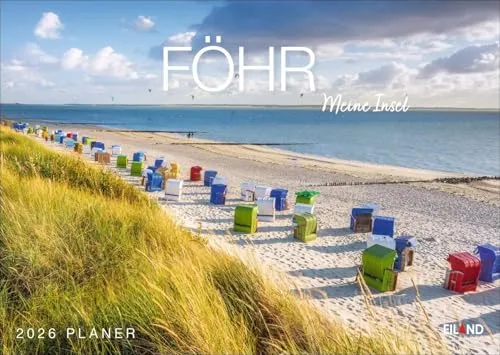 Föhr …meine Insel Kalender 2026: Terminkalender mit traumhaften Inselfotos. Viel Raum für Notizen in einem dekorativen Kalender mit Urlaubsfeeling.