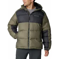 COLUMBIA SPORTSWEAR Columbia Pike Lake II Hooded Jacke Herren - Wasserabweisend & Warm - Funktionsjacke mit Omni-Heat thermoreflektierender Isolierung aus 100 % recyceltem Polyester, verstellbare Kapuze und PFC-frei, ideal für Winteraktivitäten und Reisen.