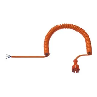 Bachmann Spiralleitung PUR 665.870 (1er) - Kabel & Leitungen, flexible Spiralleitung mit doppeltem Schutzkontaktsystem für sichere und zuverlässige Stromübertragung.