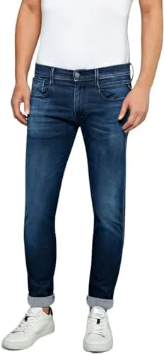 Produktbild Replay Herren Jeans Anbass Slim-Fit Hyperflex Cloud, Dark Blue 007