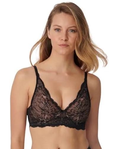 Triumph Damen Amourette Charm N03 Non-wired Bra, SCHWARZ, 90C - Funktionsunterwäsche mit umfassendem Tragekomfort und unsichtbarem Halt, perfekt für Bewegungsfreiheit ohne Bügel.