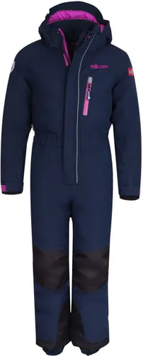 Trollkids Kids Isfjord Schneeanzug navy/magenta - Größe 92 - Der Kids Isfjord Schneeanzug bietet optimalen Schutz bei Schnee und Regen. Das wind- und wasserdichte Material sorgt für trockene Abenteuer, während die dicke Wattierung für wohlige Wärme sorgt. Ideal für aktive Kinder im Winter.
