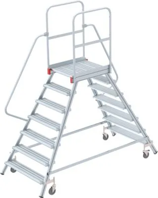 Produktbild Euroline Mobile Podesttreppe 2x7 Stufen