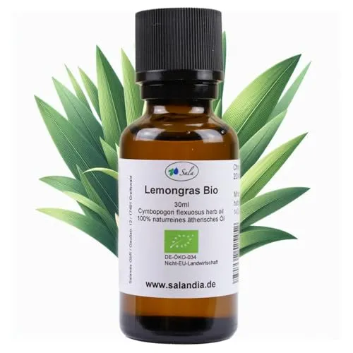 Sala Lemongrasöl Zitronengras Aroma ätherisches Öl naturrein BIO 30 ml