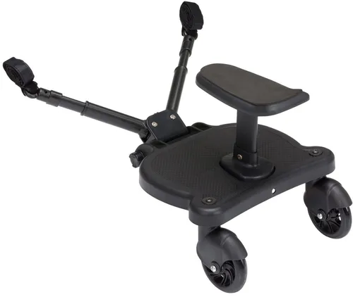 Fillikid Buggyboard Mitfahrbrett Basic inkl. Sitz - Buggyboard für Kinder ab 2 Jahren, bietet sicheren Platz für ein zusätzliches Kind mit Sitzoption und max. Tragfähigkeit von 22 kg.