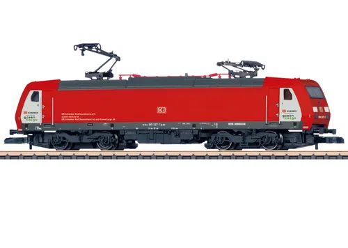 Märklin 88486 Z E-Lok BR 185.2 der DB Schenker - Modelleisenbahnen: Detailgetreue Elektrolokomotive mit Glockenankermotor, LED-Beleuchtung und aufwendiger Farbgebung für realistischen Fahrspaß.