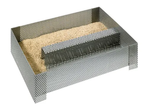 Peetz Long Smoke Edelstahl Räuchergerät 19,2x18x6cm - Grills: Hochwertiger Kaltraucherzeuger aus rostfreiem Edelstahl, ideal für die Verwendung in Öfen 260 und 340, sorgt für intensives Raucharoma und perfekte Grillresultate.