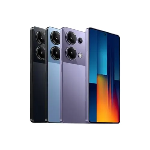 Xiaomi Poco M6 Pro - 8GB RAM, 256GB, Dual Sim, Schwarz - Handy ohne Vertrag mit 6,67'' AMOLED-Display, 120Hz Bildwiederholfrequenz und 64MP Dreifach-Kamera für beeindruckende Fotos. Der 5000 mAh Akku sorgt für lange Laufzeiten.