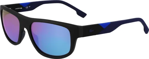 Produktbild LACOSTE L6042S 004 MATTE BLACK/MULTICOLOR MIRROR 55/17/145 MALE Sonnenbrillen