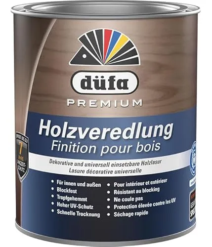 Düfa Premium Holzveredlung FARBLOS 2,5 l Holzlasur - Lasuren für Holzschutz, transparente und schützende Lasur für eine langlebige Holzveredlung.